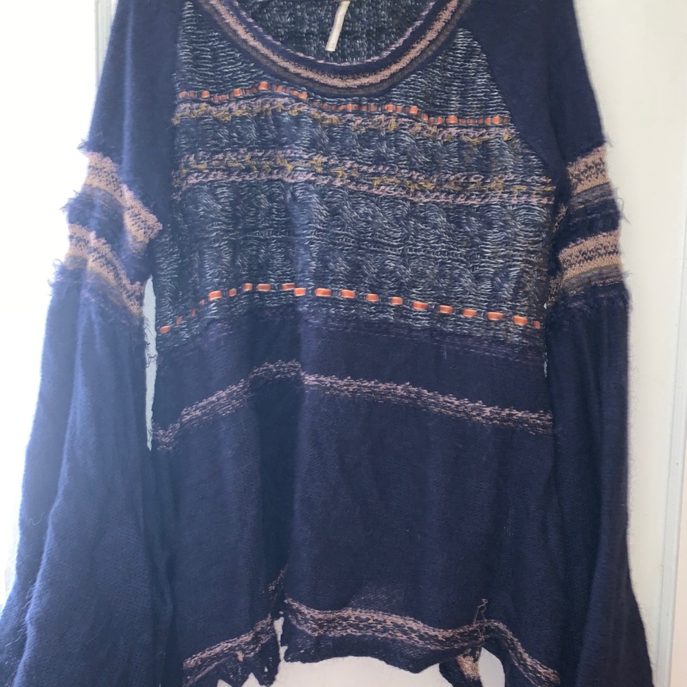 Free people bell sleeve sweater